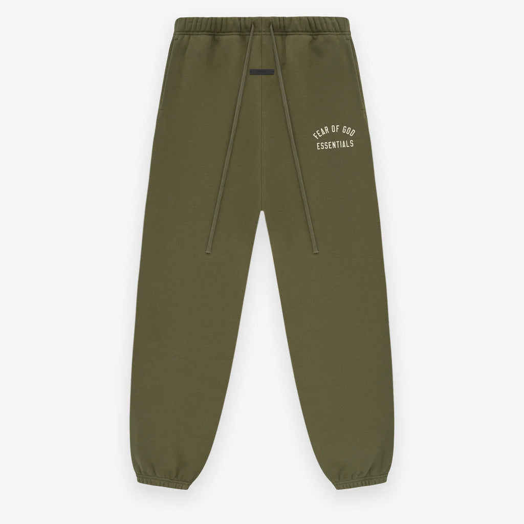 Fear of God Essentials Cuffed Fleece Sweatpants State (FW24) Military