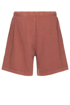 Fear of God Essentials Heavy Jersey Soccer Shorts Crimson