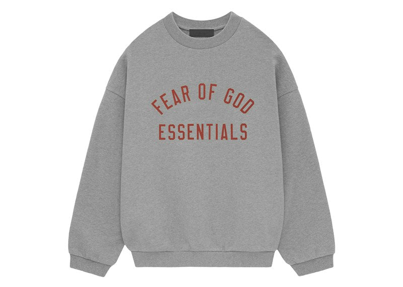 Fear of God Essentials Fleece Crewneck State (FW24) Dark Heather
