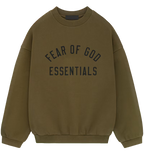 Fear of God Essentials Fleece Crewneck State (FW24) Olive