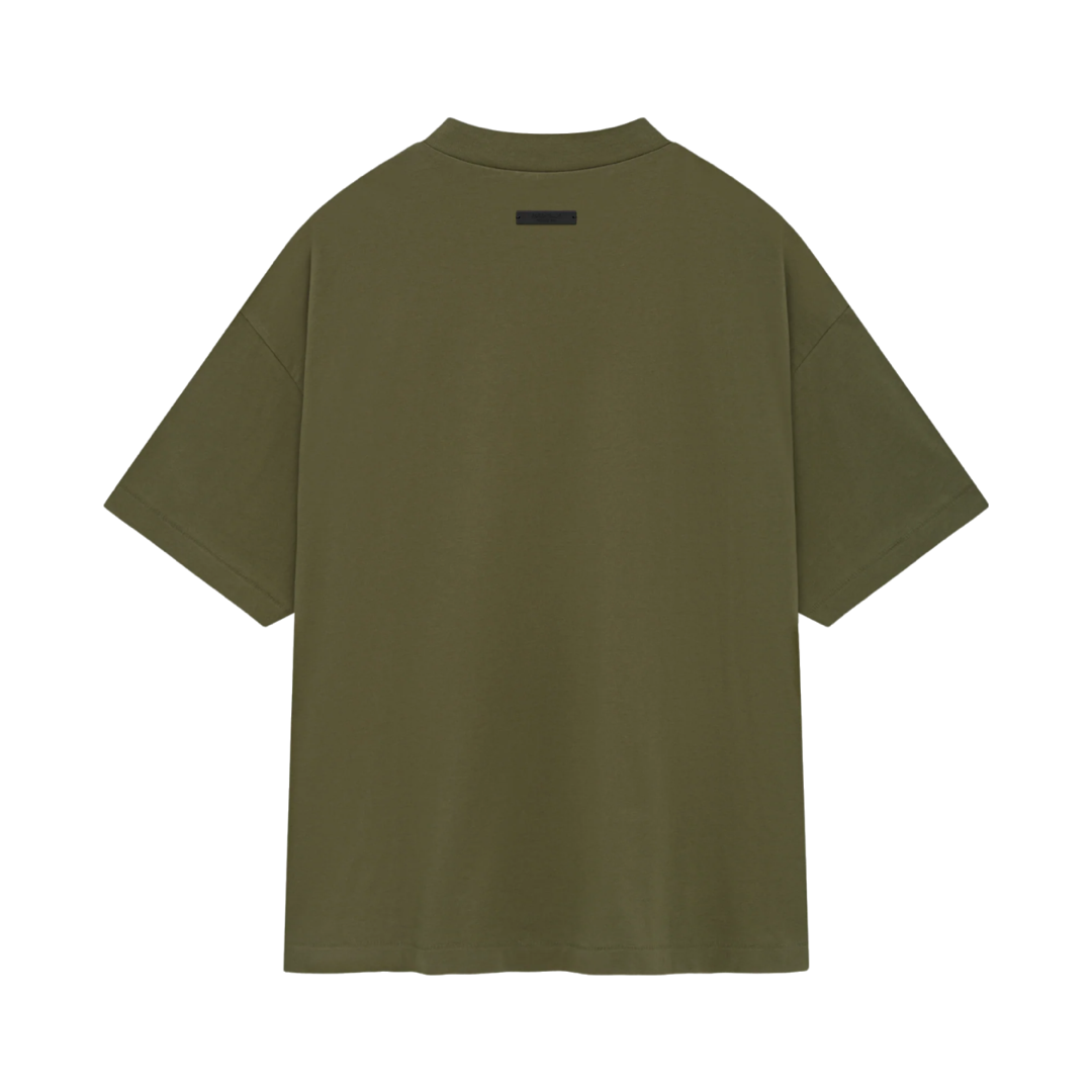 Fear of God Essentials Jersey Crewneck T-Shirt State (FW24) Military