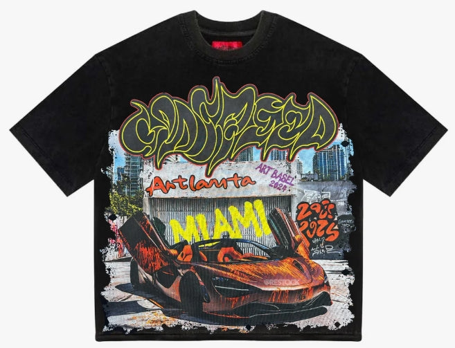 tričko Godspeed Miami Artlanta Tee Black INS-990861F339 ADONIO