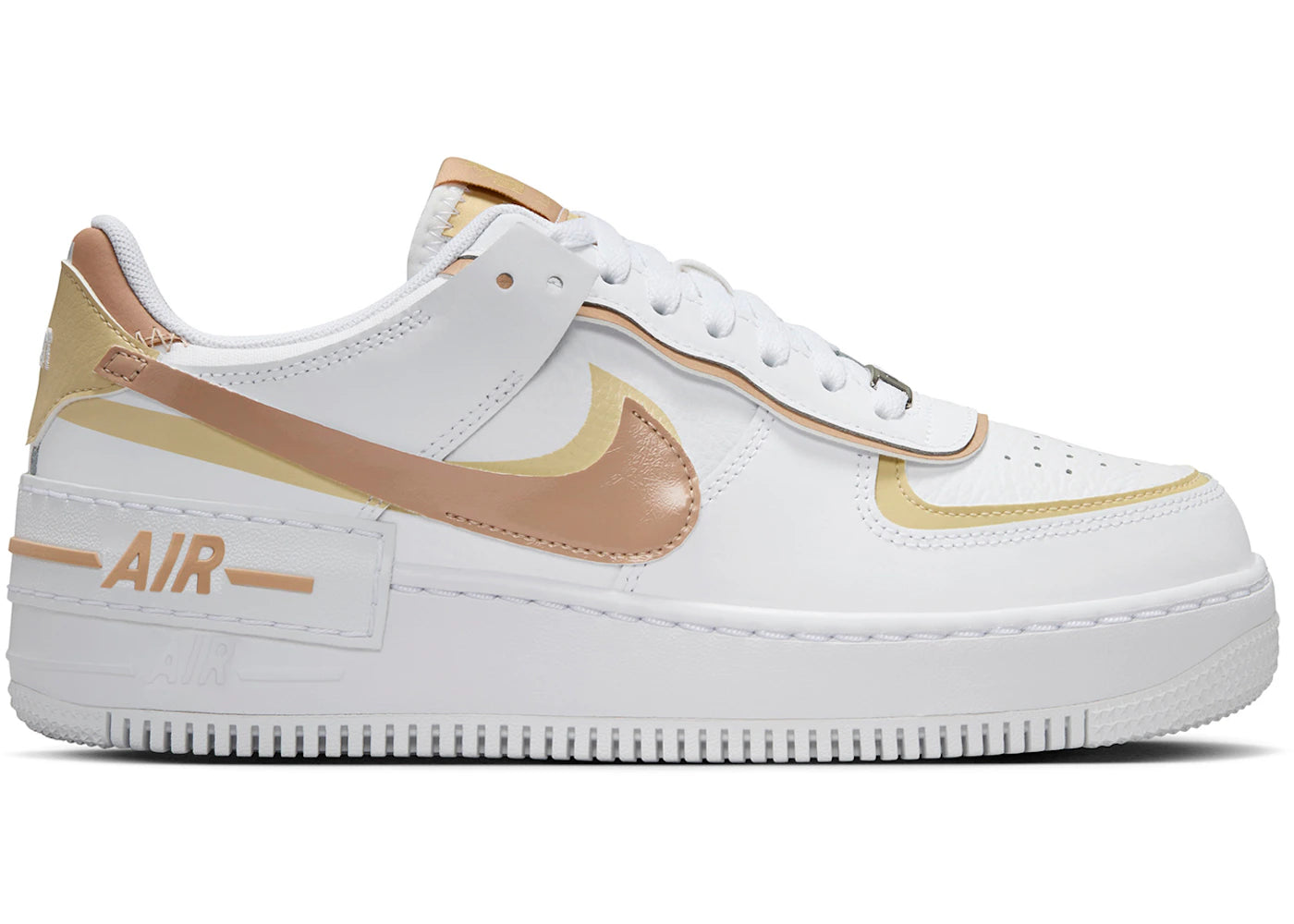 Nike Air Force 1 Low Shadow White Team Gold Rattan (W)