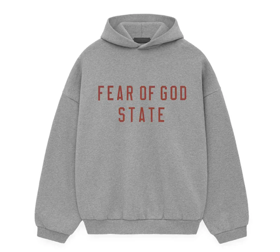 Fear of God Essentials Hoodie FW24 Dark Heather State