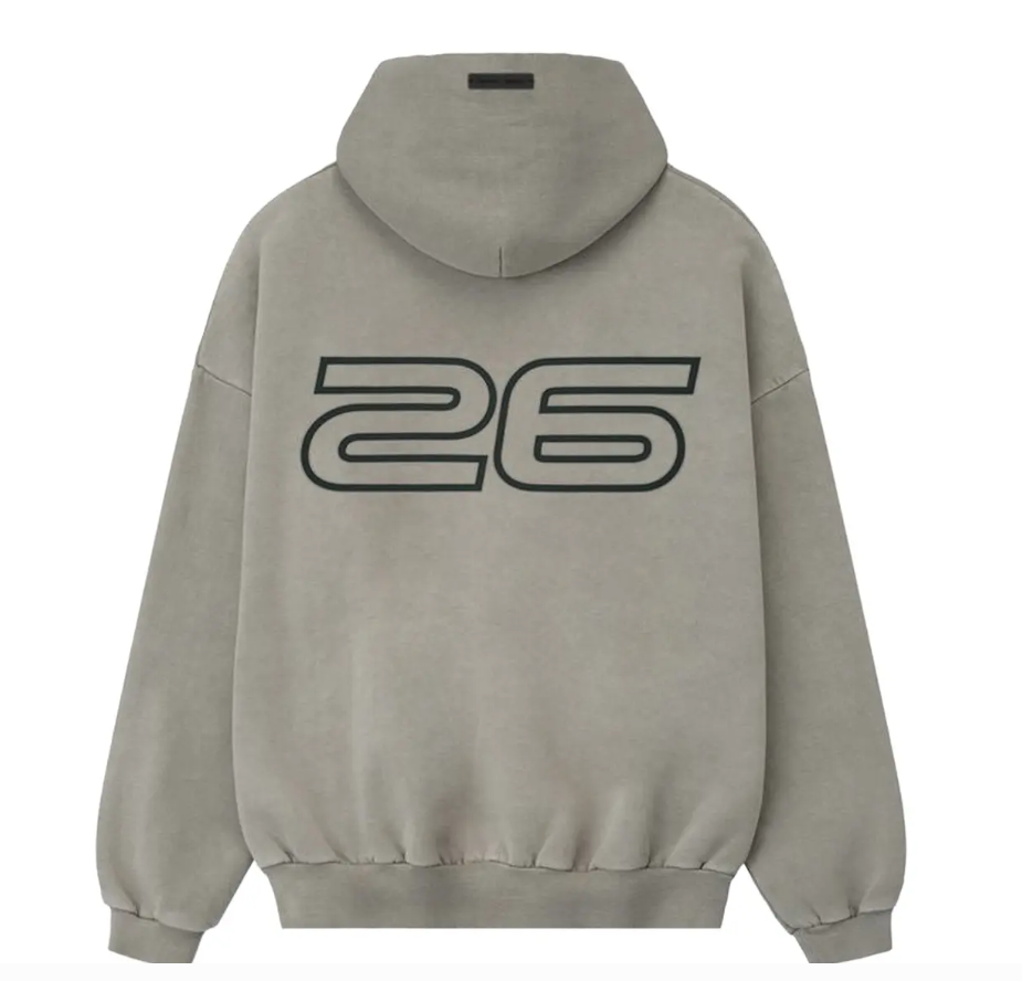 Fear of God Essentials 90s Hoodie Smoke Grey