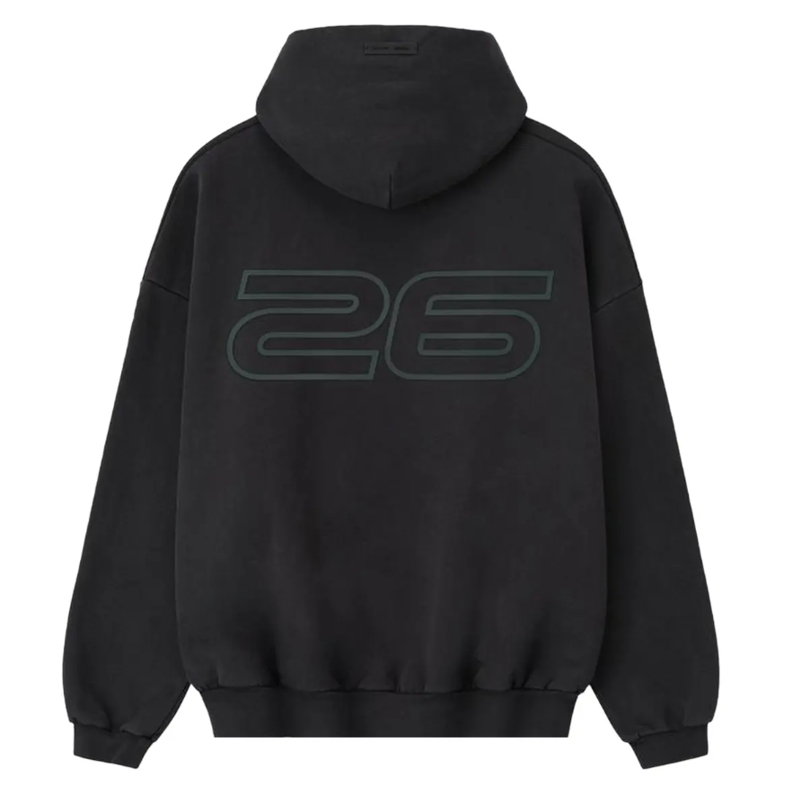 Fear of God Essentials 90s Hoodie Vintage Black