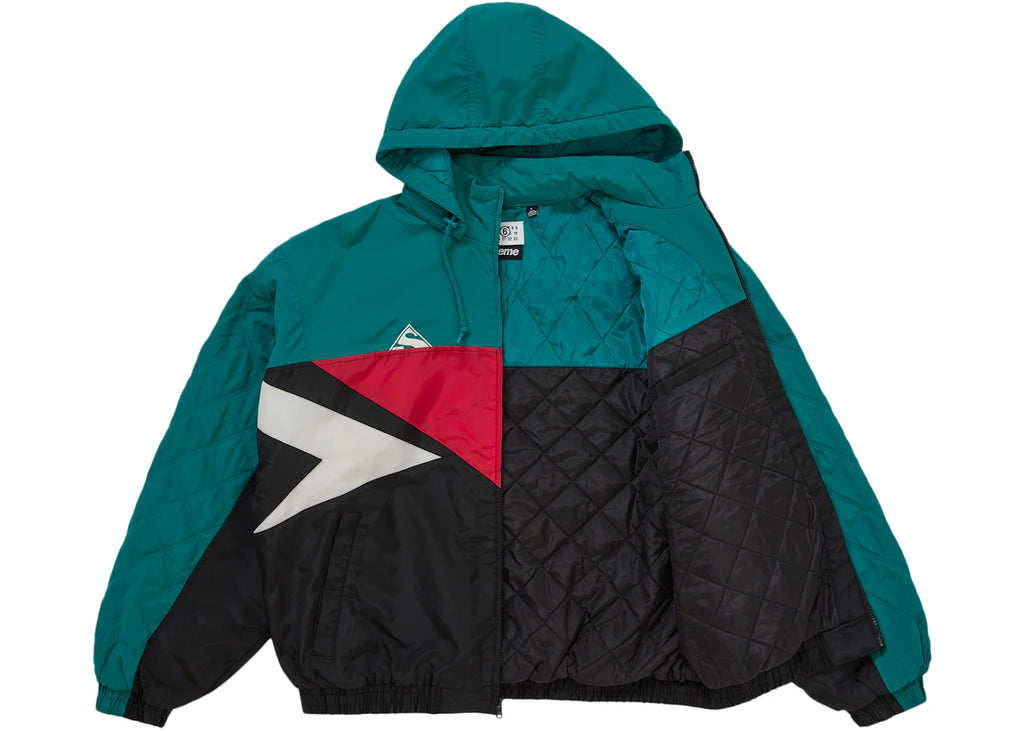 oblečení Supreme MM6 Maison Margiela Split Stadium Jacket Teal ADONIO