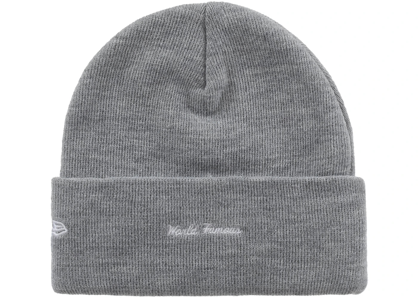 Supreme New Era Box Logo Beanie (FW25) Heather Grey