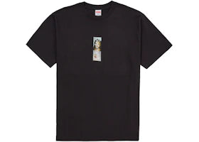 tričko Supreme Prayer Card Box Logo Tee Black ADONIO