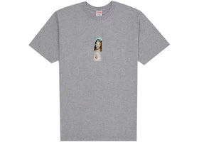 tričko Supreme Prayer Card Box Logo Tee Heather Grey ADONIO