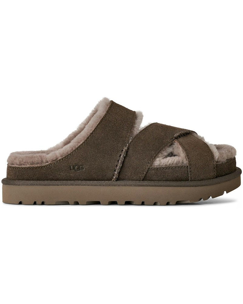 tenisky a boty UGG Greenport Cross Strap Slide Dense Smoke (W) 1178470-DNSS ADONIO