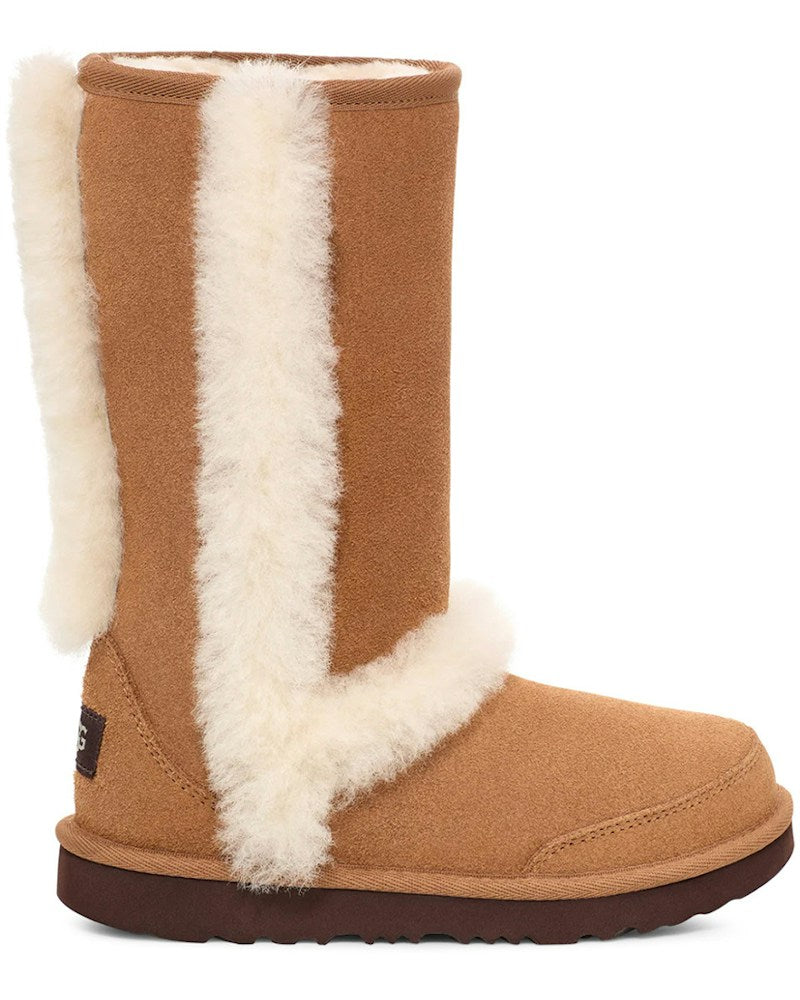 tenisky a boty UGG Sunburst Tall Boot Chestnut (Kids) 1143694K-CHE ADONIO