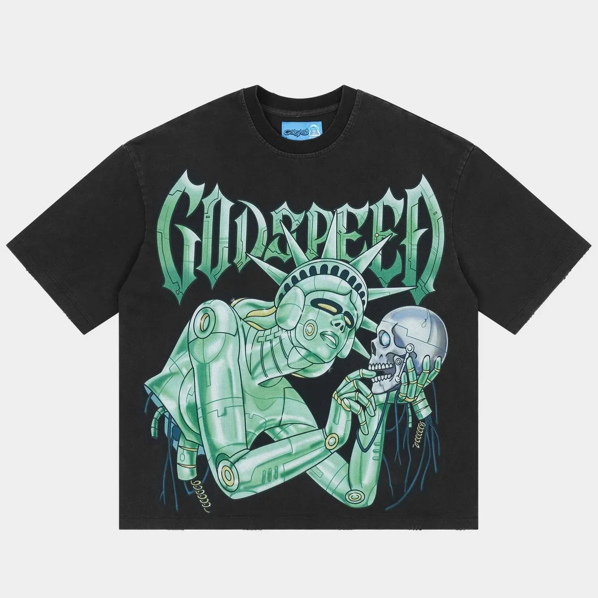 tričko Godspeed Freedoms Protocol Tee Black INS-D96DD3D0A1 ADONIO