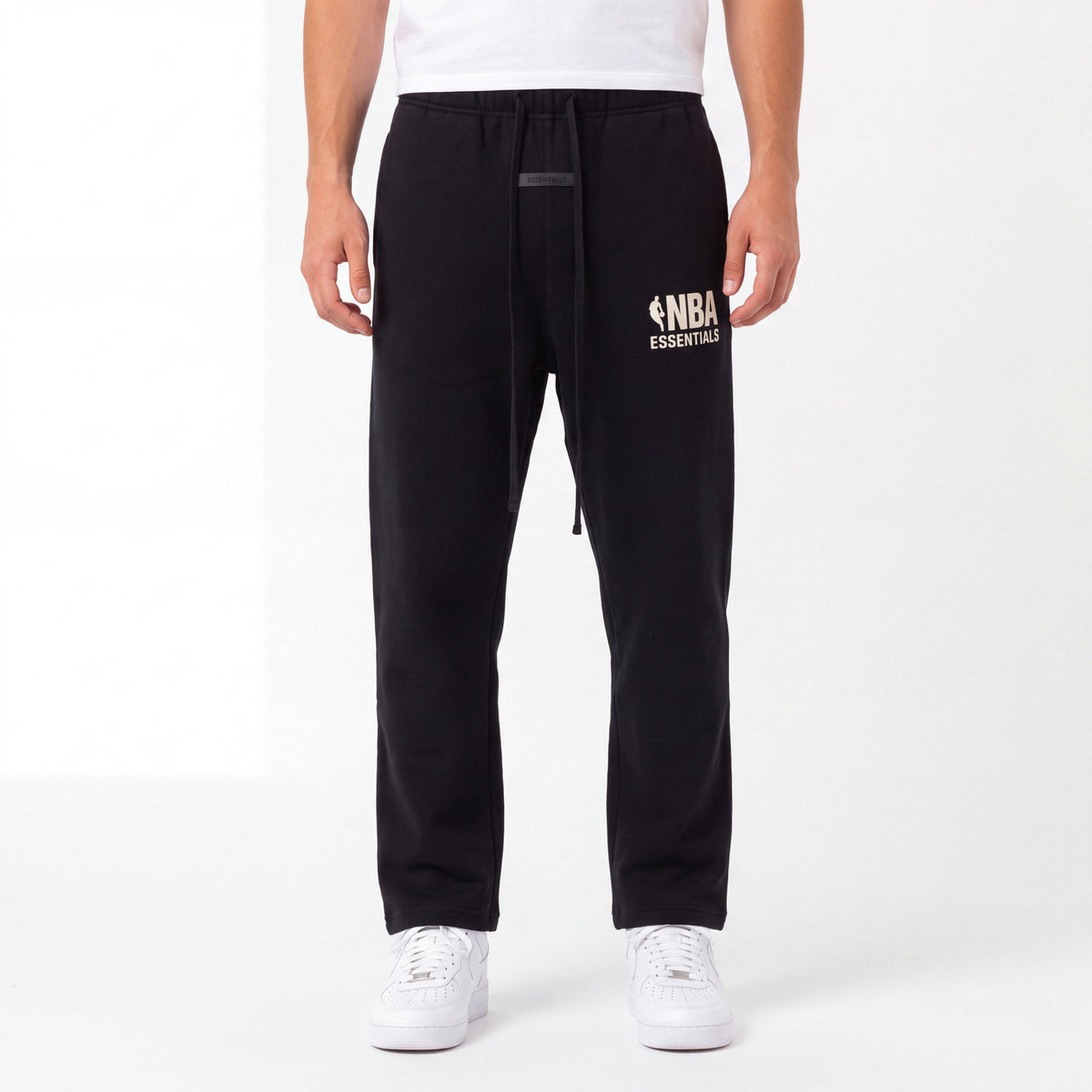 tepláky Fear of God Essentials NBA Relaxed Sweatpants (SS25) Black Grey ADONIO