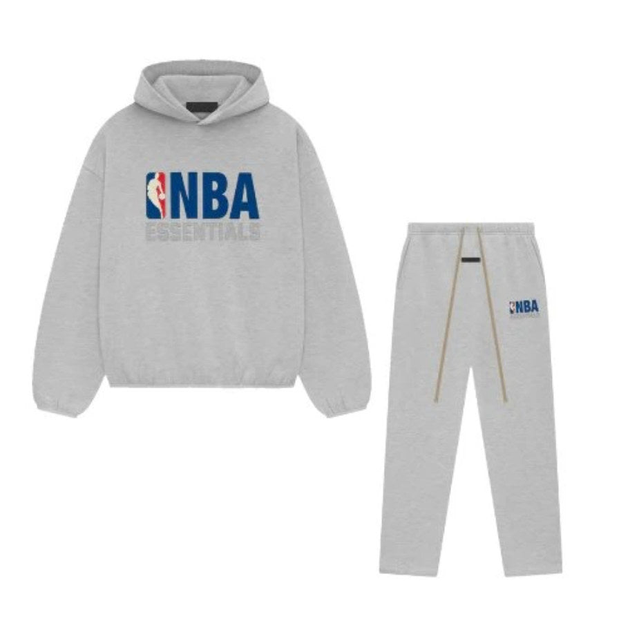 Fear Of God Essentials NBA Light Heather - Celý Set ADONIO