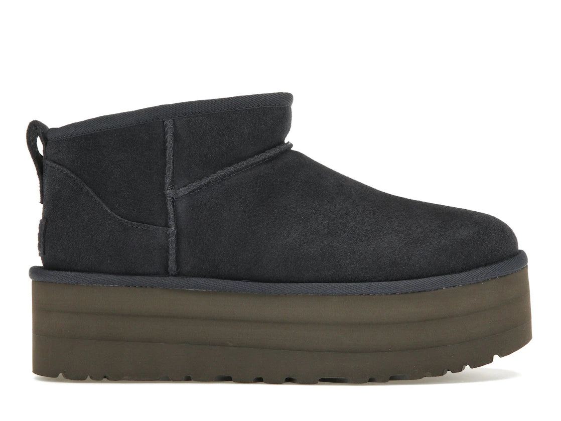 tenisky a boty UGG Classic Ultra Mini Platform Boot Eve Blue (W) 1135092-EVB ADONIO