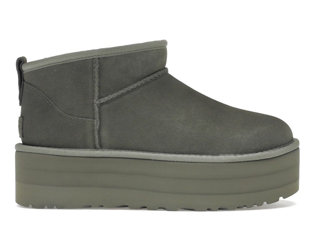 UGG Classic Ultra Mini Platform Boot Moss Green (W)