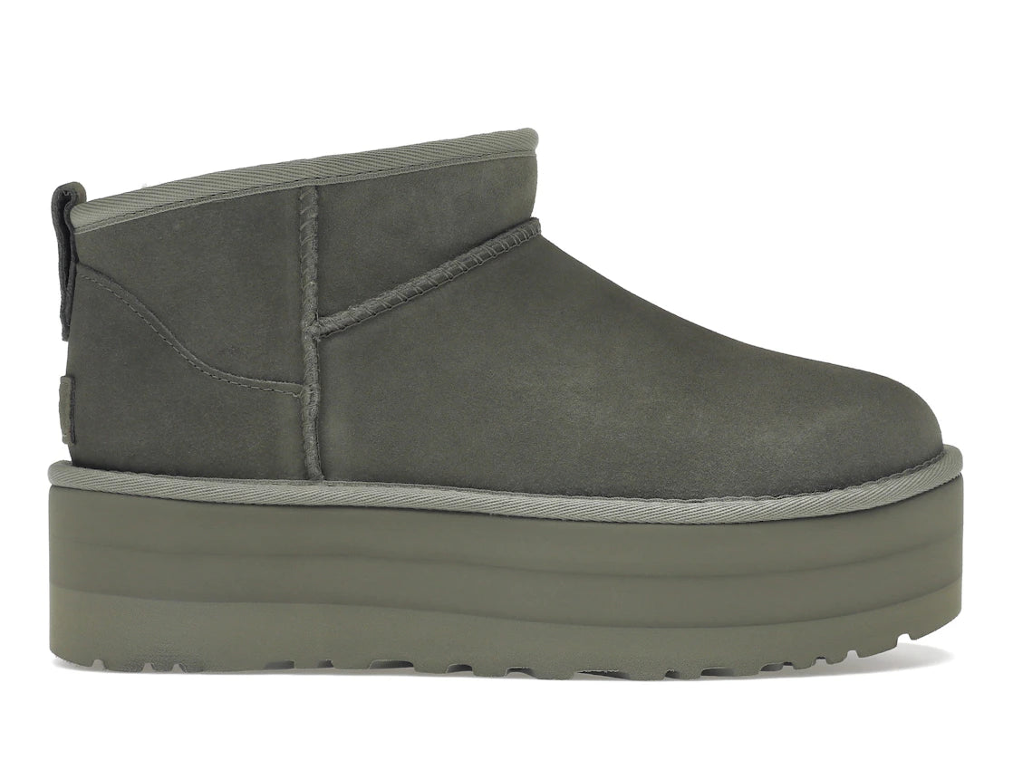 UGG Classic Ultra Mini Platform Boot Moss Green (W)