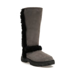 tenisky a boty UGG Sunburst Tall Boot Grey Black (W) 5218-GRB ADONIO