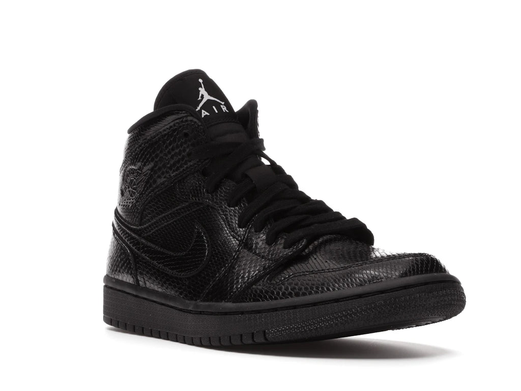 Jordan 1 Mid Black Snakeskin (W)