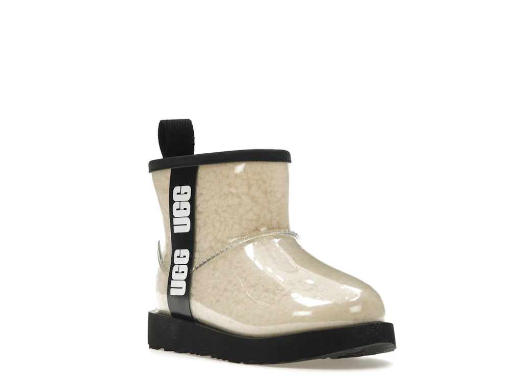 tenisky a boty UGG Classic Clear Mini II Boot Natural Black (Kids) 1112386K-NBLC ADONIO