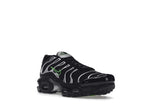 Nike Air Max Plus Black Green Strike Metallic Silver (GS)