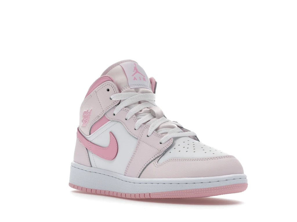 Jordan 1 Mid Pearl Pink White (GS)