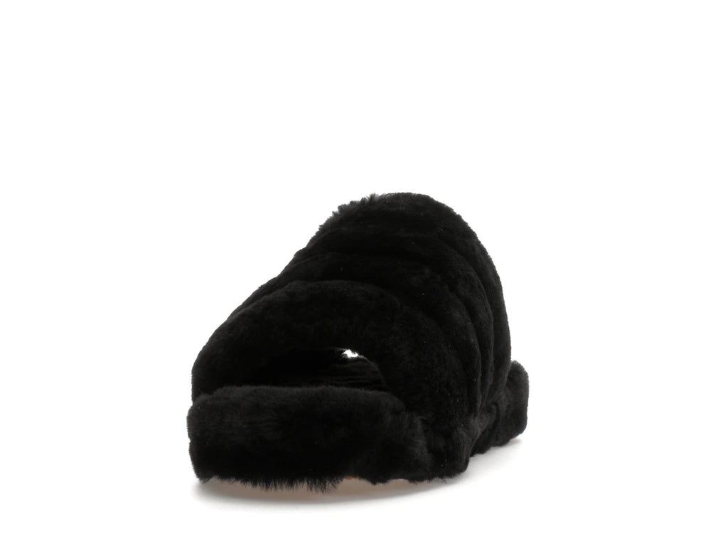 tenisky a boty UGG Fluff Yeah Slide Black (Kids) 1098494K-BLK ADONIO