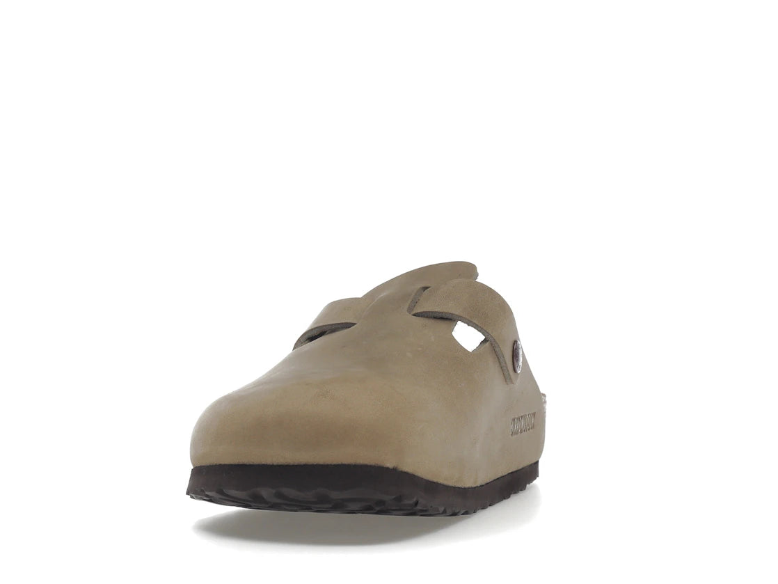 Birkenstock Boston Soft Footbed Oiled Leather Tobacco Brown
