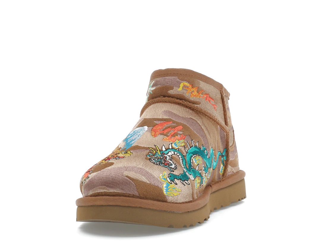 tenisky a boty UGG Classic Ultra Mini Boot Palace Chestnut Camo 1172071-CTCM ADONIO