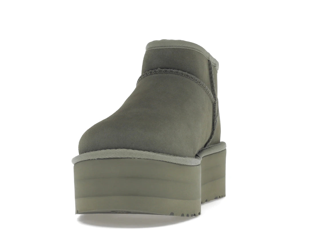 UGG Classic Ultra Mini Platform Boot Moss Green (W)