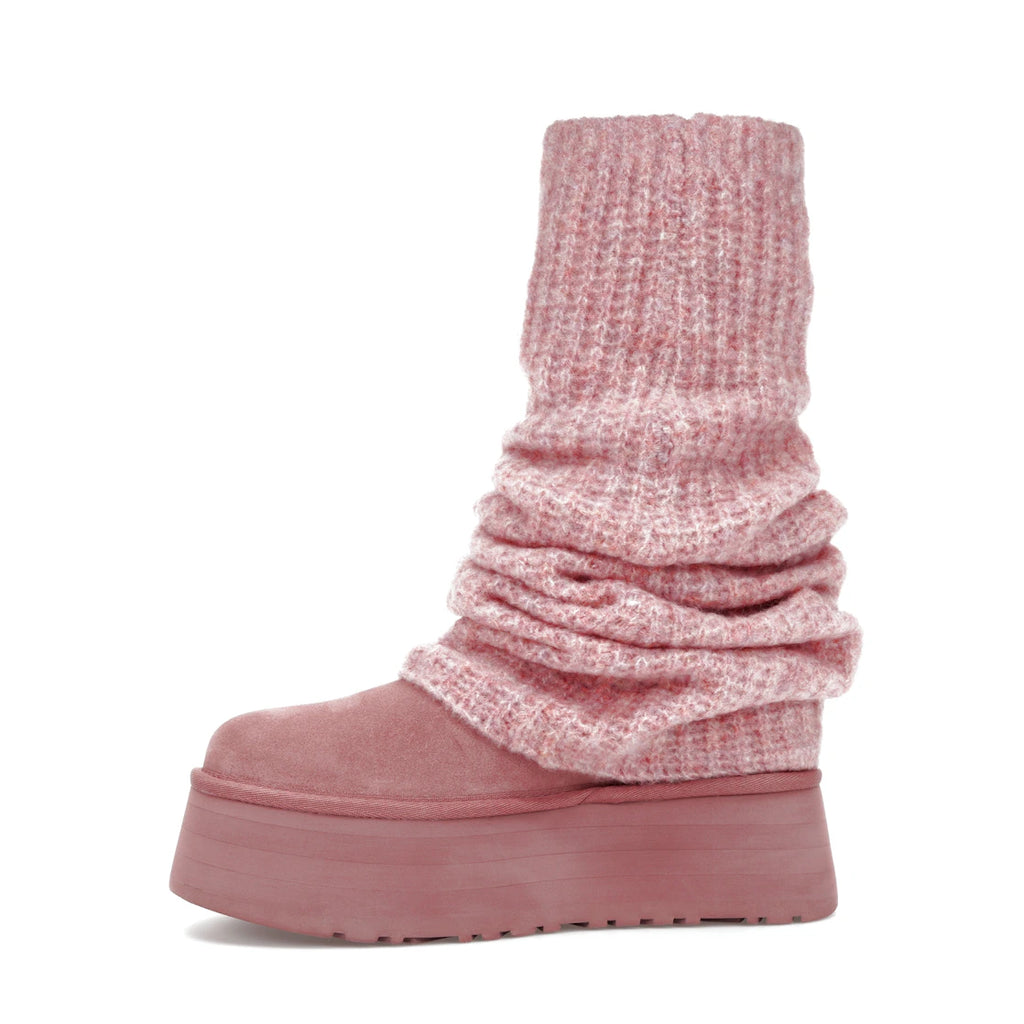 tenisky a boty UGG Classic Mini Dipper Legwarmer Boot Pink Dawn (W) 1178990-PDW ADONIO
