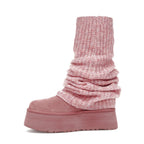 tenisky a boty UGG Classic Mini Dipper Legwarmer Boot Pink Dawn (W) 1178990-PDW ADONIO