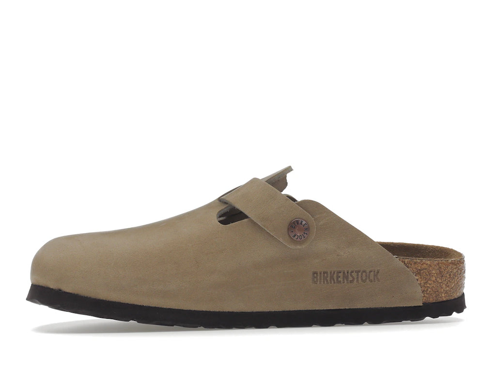 Birkenstock Boston Soft Footbed Oiled Leather Tobacco Brown