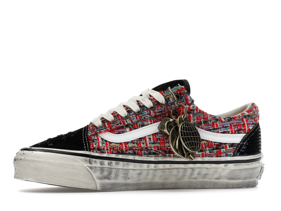 Vans Premium Old Skool Charms Red Black