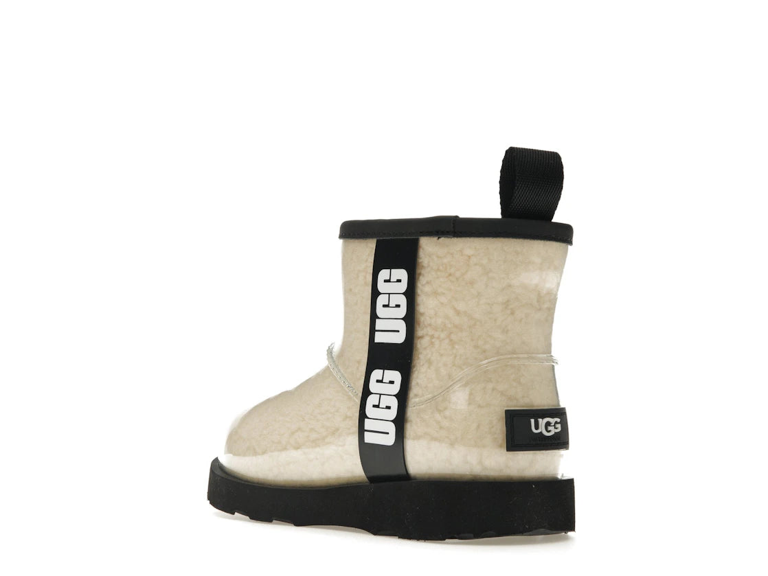 tenisky a boty UGG Classic Clear Mini II Boot Natural Black (Kids) 1112386K-NBLC ADONIO