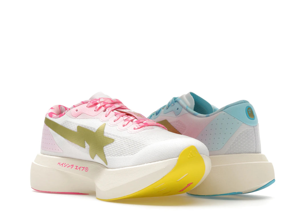 adidas Adizero Evo SL Bape Blue Pink Gold