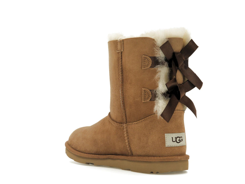 tenisky a boty UGG Bailey Bow II Boot Chestnut (Kids) 1017394K-CHE ADONIO