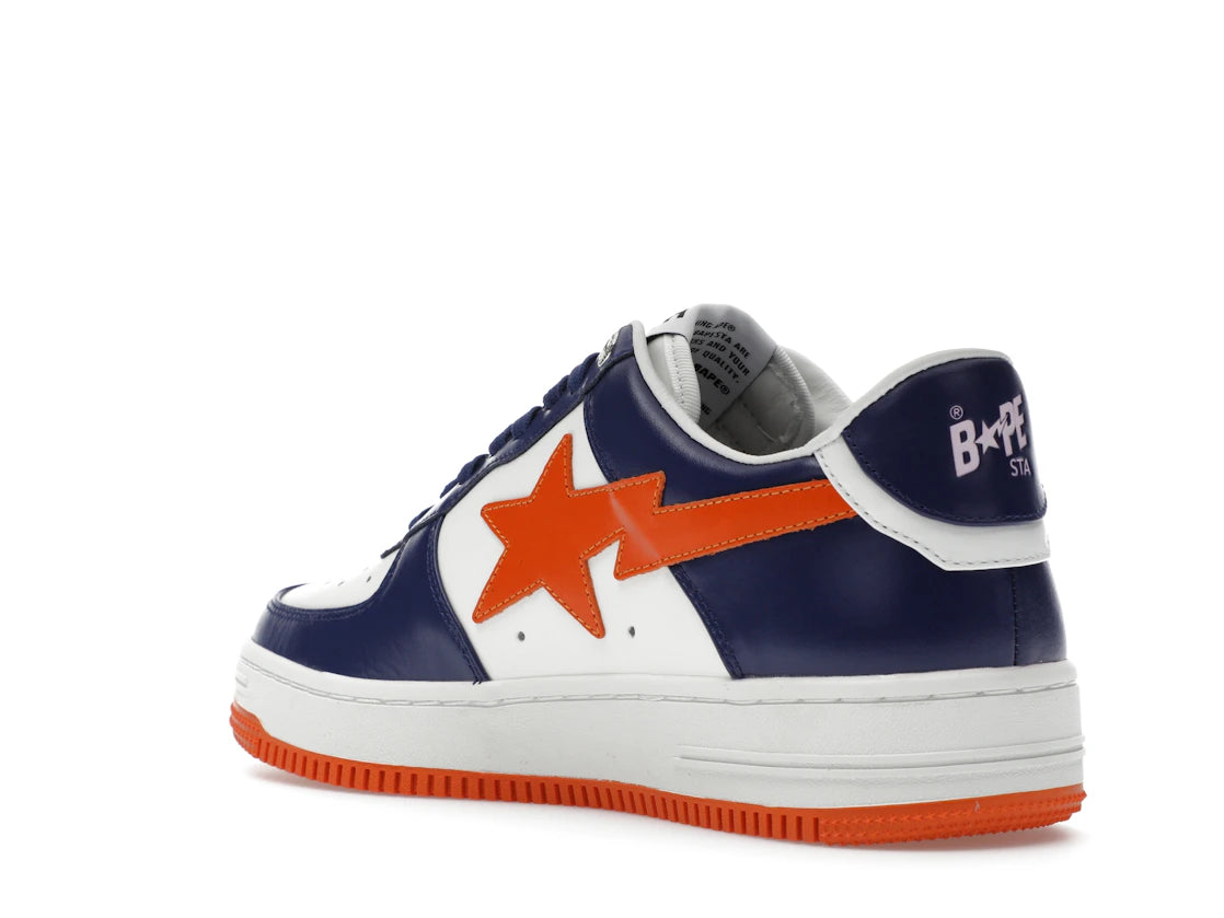 A Bathing Ape Bape Sta #3 M2 White Blue Orange