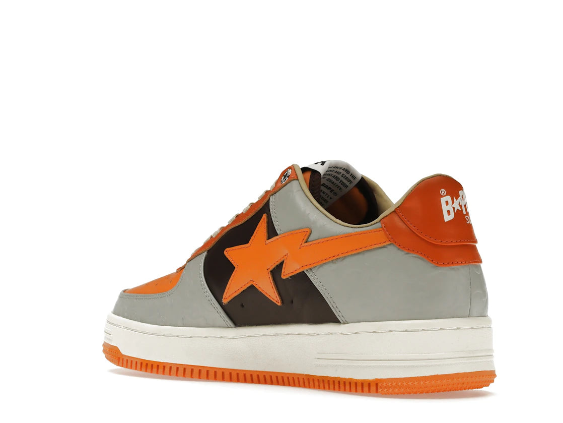 A Bathing Ape Bape Sta Low Grey Orange