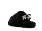 tenisky a boty UGG Fluff Yeah Slide Black (Kids) 1098494K-BLK ADONIO