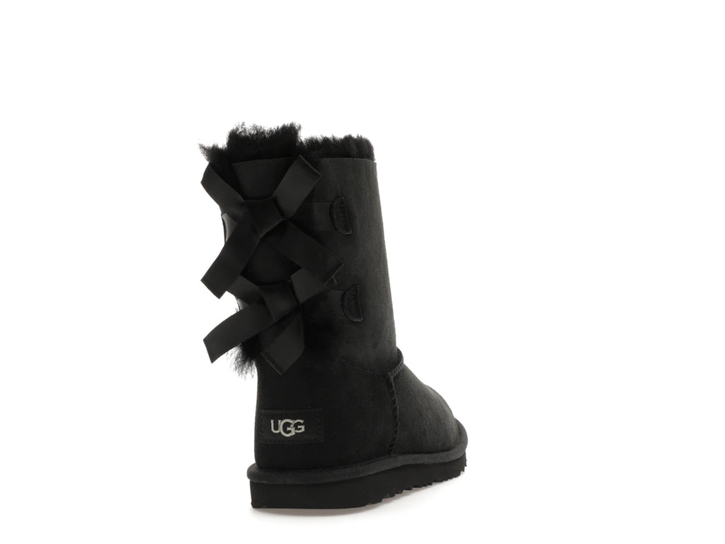 tenisky a boty UGG Bailey Bow II Boot Black (Kids) 1017394K-BLK ADONIO