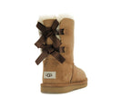 tenisky a boty UGG Bailey Bow II Boot Chestnut (Kids) 1017394K-CHE ADONIO