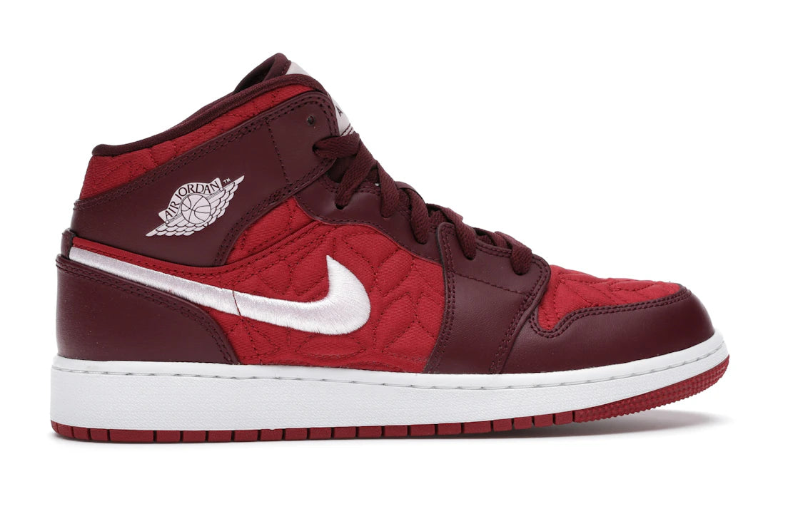 Jordan 1 Mid SE Red Quilt (GS)