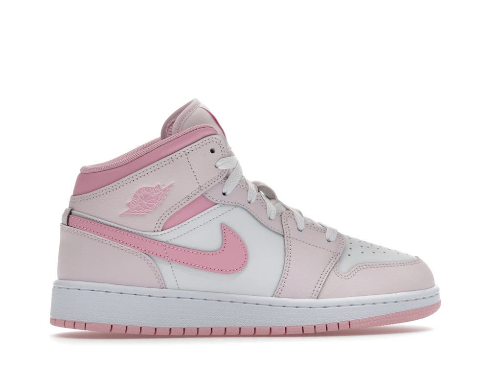 Jordan 1 Mid Pearl Pink White (GS)