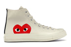 Converse Chuck Taylor All Star 70 Hi Comme des Garcons PLAY White