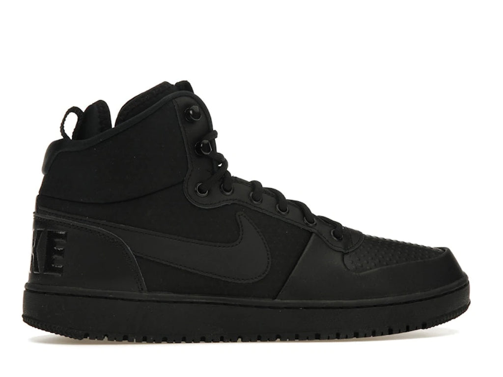 Nike Court Borough Mid Winter Triple Black