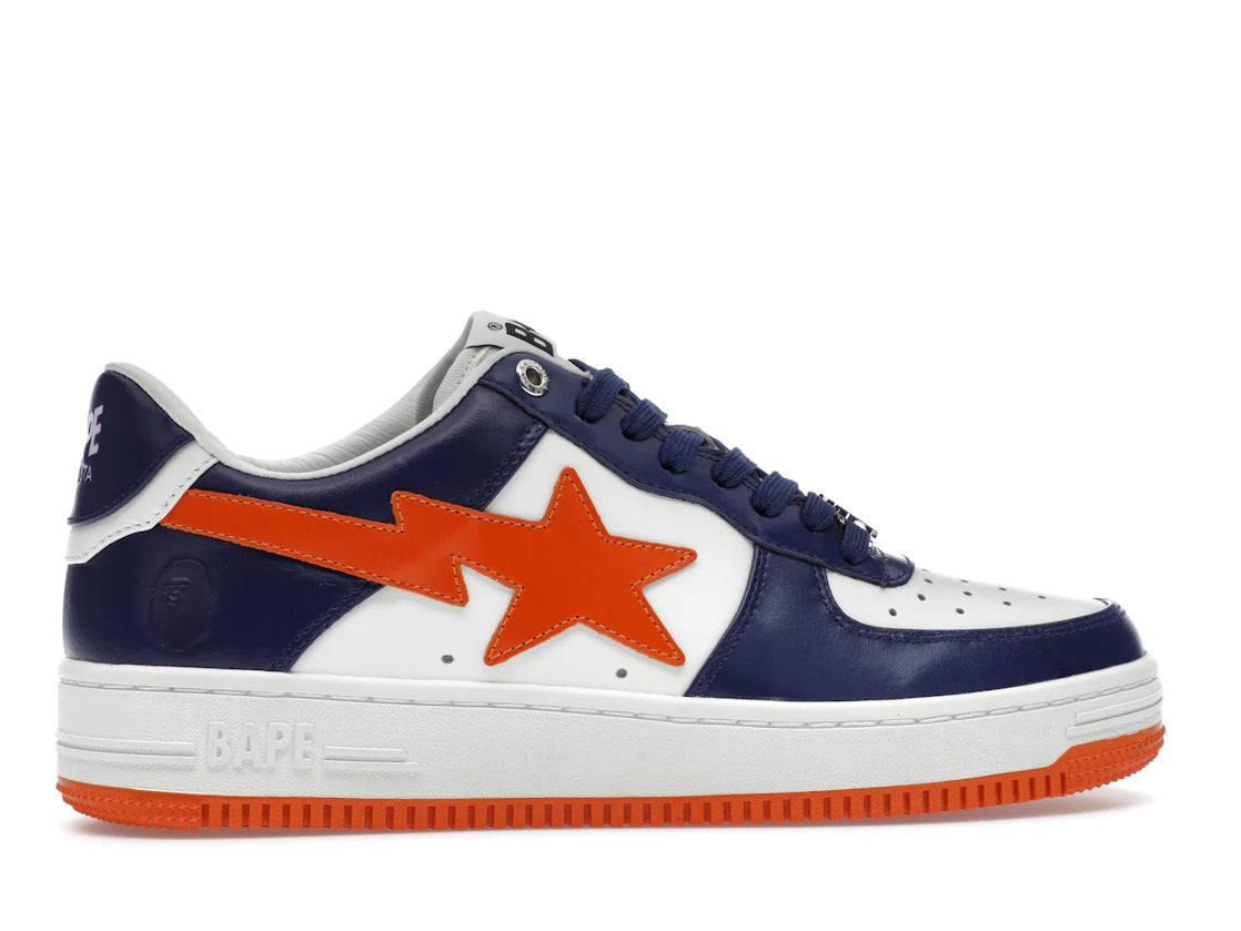 A Bathing Ape Bape Sta #3 M2 White Blue Orange