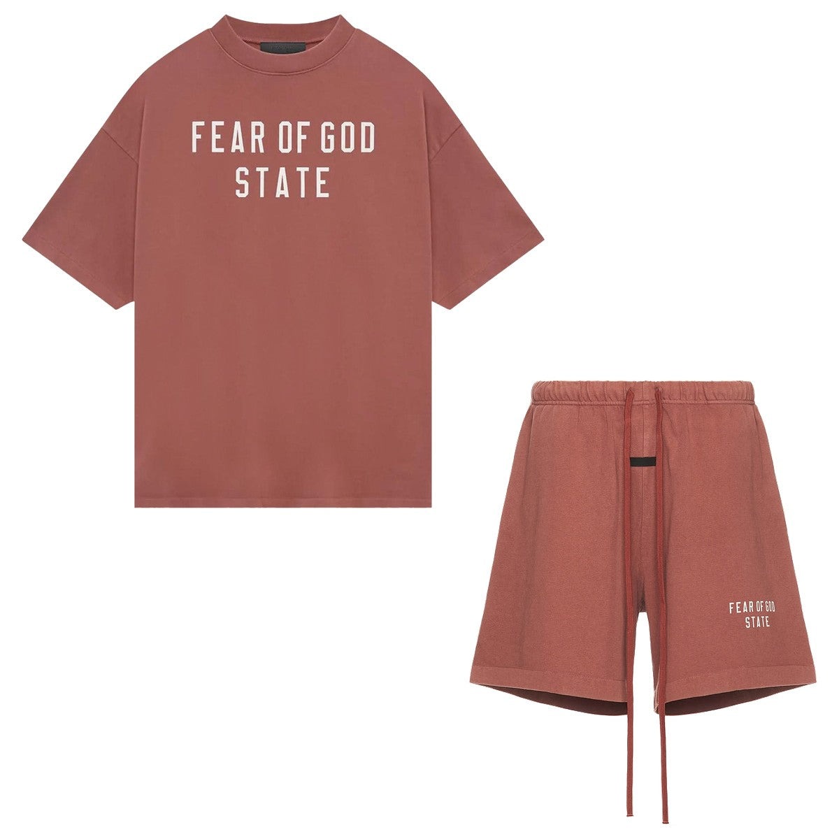 Fear of God Essentials FW24 Crimson - Letní set ADONIO