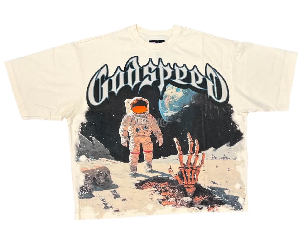 tričko Godspeed First Contact Tee Cream INS-F13E2810EB ADONIO